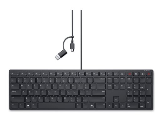 Dell Collaboration Keyboard KB525C Keyboard Wired US (QWERTY) Black