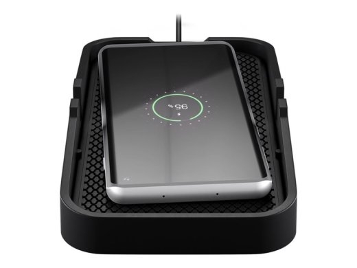 Goobay 60471 Wireless Vehicle Fast Charger 15 W, Black Goobay
