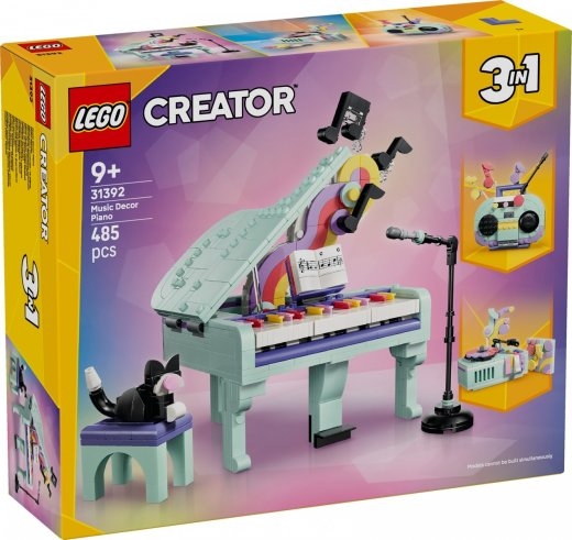 LEGO 31392 Music Decor Piano with Cat