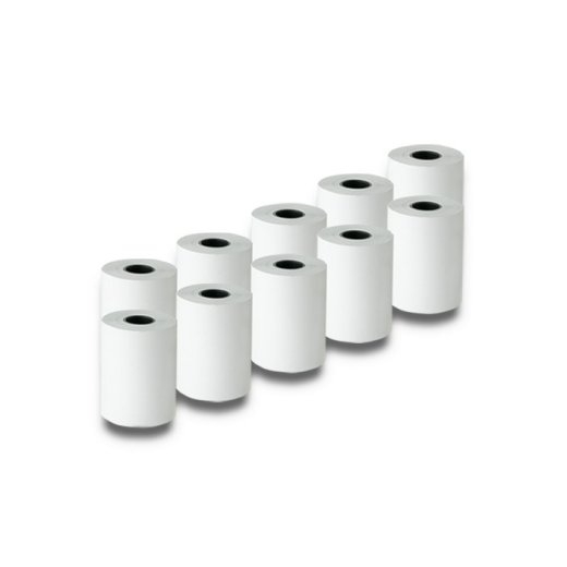 BPA free Qoltec 51896 Thermal roll 57 x 20 55g / m2 10 pcs.