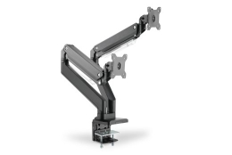 Digitus Desk Mount DA-90427 Adjustable Height, Rotate, Tilt, Swivel 15-35 " Maximum weight (capacity) 2x15 kg Black