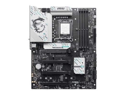 MSI B860 GAMING PLUS WIFI Processor family Intel Processor socket LGA1851 DDR5 Supported hard disk drive interfaces SATA, M.2 Number of SATA connec...
