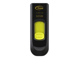 Team Group USB Flash Drive C145 - USB Type-A 3.2 Gen 1 - 32 - Black/Yellow