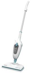 BLACK & DECKER Steam mop FSMH13E10-QS Power 1300 W Water tank capacity 0.38 L White/Blue