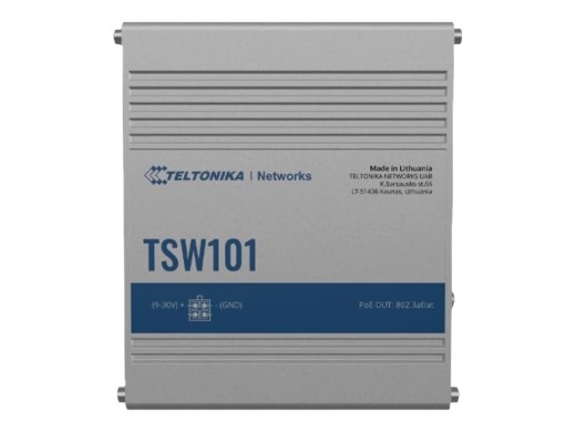Teltonika Automotive Switch, 5 ports TSW101 Unmanaged Wall-mountable
