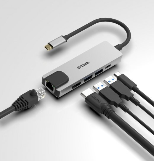 D-Link DUB-M520 HUB USB -C + USB 3.0 + HDMI
