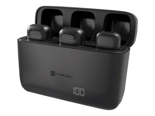 Natec Microphone NMI-2253 Hopper Black Noise reduction
