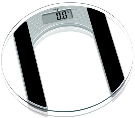 Adler Body fit Scales Maximum weight (capacity) 150 kg Accuracy 100 g Glass