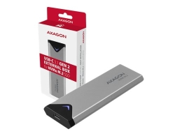 AXAGON External SuperSpeed+ USB-C metal box for M.2 NVMe SSD disks having sizes of up 42 to 80 mm EEM2-UG2