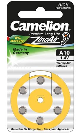 Camelion A10/DA10/ZL10 Zinc air cells 6 pc(s)