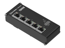 Teltonika Industrial Switch TSF010 Unmanaged DIN rail mountable 10/100 Mbps (RJ-45) ports quantity 5 Power supply type 3-pin industrial DC power so...