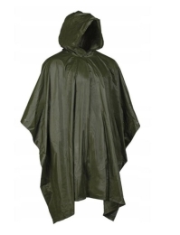 Mil-Tec Rain Poncho - PVC - OD Green - 10628501