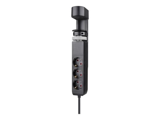 Neomounts Desk socket with clamp and USB-C and USB-A ports - Quick charge DS22-840BL6