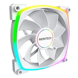 CASE FAN 140MM/RX140 PWM WHITE MONTECH