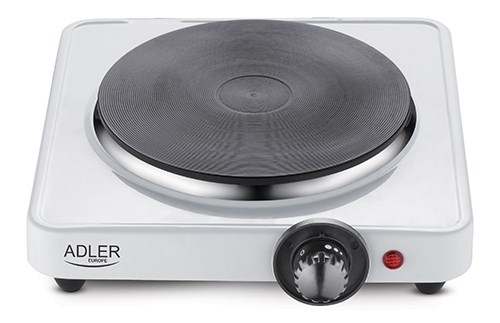 Adler AD 6503 hob White Countertop Sealed plate 1 zone(s)