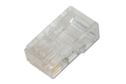 AK-219602 CAT 6 Modular Plug, 8P8C, unshielded for Round Cable, two-parts plug