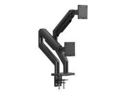 Digitus Desk Mount Height, tilt, rotation, depth, pivot Dual Monitor Mount 2x 45 " Maximum weight (capacity) 2x 20 kg Black