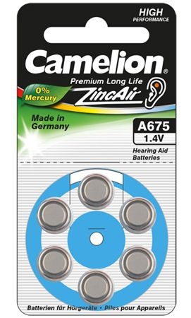 Camelion A675/DA675/ZL675 Zinc air cells 6 pc(s)