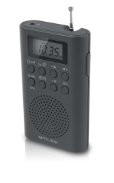 Muse Pocket radio M-03R Black