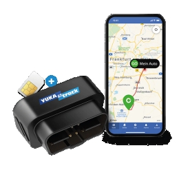 IoT YUKAtrack AIO GPS OBD2 Car Tracker with SIM + Data Flat