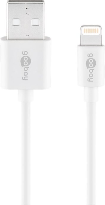 Goobay Lightning USB charging and sync cable 54600 USB-C to Lightning Apple Lightnin male (8-pin) USB 2.0 male (type A)