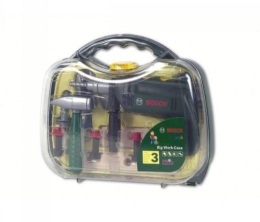 Suitcase with a drill and tools Bosch