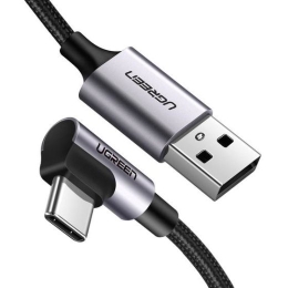Ugreen 50940 USB cable USB 2.0 1 m USB A USB C Black, Silver
