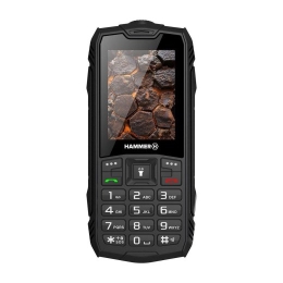 SALE OUT. Hammer ROCK LTE Black 2.4 " IPS 48 MB 128 MB 3G Main camera resolution 2 MP 3000 mAh USED, REFURBISHED, WITHOUT ACCESSORIES