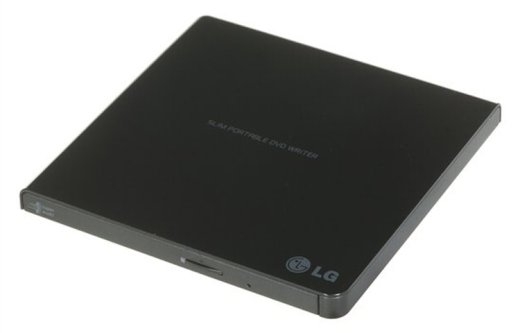 H.L Data Storage Ultra Slim Portable DVD-Writer GP57EB40 Interface USB 2.0 DVD±R/RW CD read speed 24 x CD write speed 24 x Black Desktop/Notebook