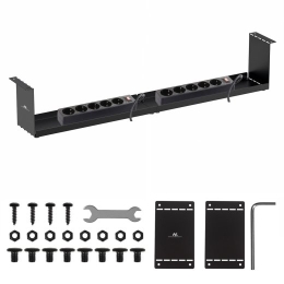 Maclean compact under- desk organizer MC-107 B