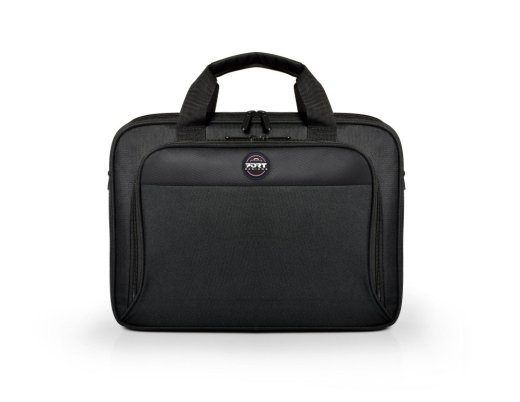 PORT DESIGNS HANOI II CLAMSHELL 105064 Fits up to size 15.6 " Messenger - Briefcase Shoulder strap Black