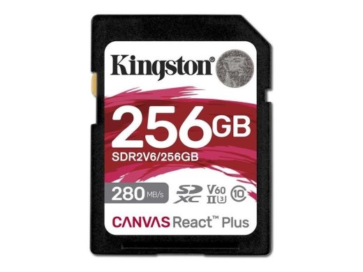 Kingston Flash-Card Canvas React Plus - SDXC UHS-II - 256