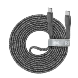 CABLE USB-C TO USB-C 2.1M/GREY PS6105 GR21 RIVACASE