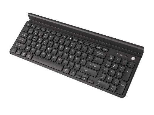 Keyboard Felimare US bluetooth + 2.4GHz Slim, phone/tablet holder black