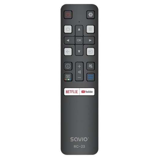 SAVIO RC-23 Universal / Replacement Remote Control for TCL TV