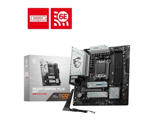 B650M GAMING PLUS WIFI AM5 4DDR5 HDMI/DP mATX
