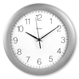 Tenerife DCF wall clock silver