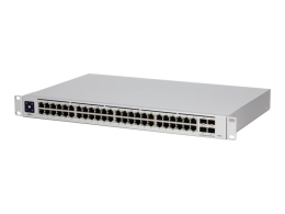Ubiquiti PRO 48 48-port, Layer 3 switch supporting 10G SFP+ connections with fanless cooling Rack-mountable L3