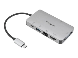 Targus USB-C DP Alt Mode Single Video 4K HDMI/VGA Docking Station with 100W PD Pass-Thru DOCK419EUZ VGA (D-Sub) ports quantity 1 HDMI ports quantity 1