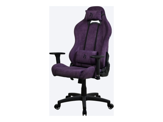 Arozzi Frame material: Metal; Wheel base: Aluminium; Upholstery: Soft fabric Arozzi Gaming Chair Torretta Purple