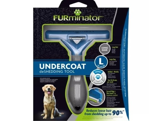 FURminator - furminator for longhaired dogs - L