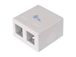 DIGITUS Consolidation Point casing for 2x Keystone Modules AT-AG 302A-WH