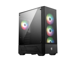 Case MSI MAG FORGE 112R MidiTower Not included ATX MiniITX Colour Black MAGFORGE112R
