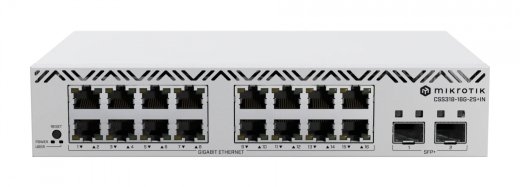 Mikrotik Switch Smart CSS318-16G-2S+IN 16x GE, 2x SFP+