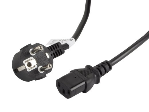 Lanberg CEE 7/7 to IEC 320 C13 Power Cord CA-C13C-11CC-0030-BK