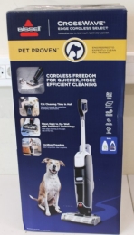 SALE OUT. Bissell Vacuum Cleaner CrossWave Edge Select Cordless operating Washing function 25.9 V Black/Warm White/Silver UNPACKED,MISSING INNER PA...