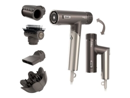 Shark Hair Dryer System HD542EU SpeedStyle Pro Flex 1700 W Number of temperature settings 3 Ionic function Grey Diffuser nozzle