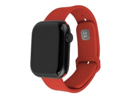Fixed Sporty Strap Set for Apple Watch Ultra 49mm 180-250 mm Red Silicone