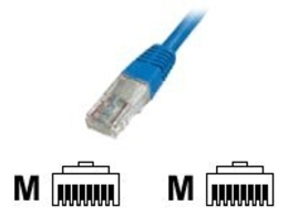 DIGITUS Premium - patch cable - 0.5 m - blue