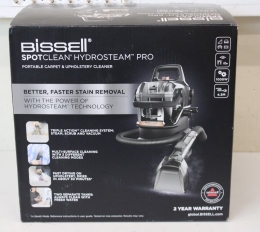 SALE OUT. Bissell Portable Carpet and Upholstery Cleaner SpotClean HydroSteam Pro Corded operating Washing function 1000 W - V Black Warranty 24 mo...